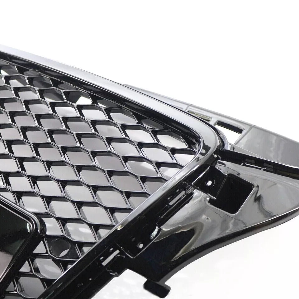 RS3 STYLE FRONT HONEYCOMB RADIATOR GLOSS GRILLE GRILL FOR AUDI A3 S3 8P 08-12