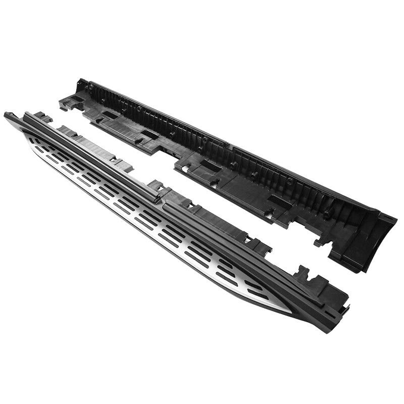 FOR MERCEDES BENZ W167 V167 GLE SILVER SIDE STEPS RUNNING BOARDS 5 DOOR 2018 ON