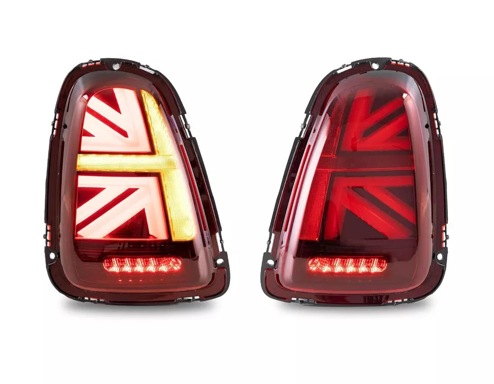 Pair LED Rear Lights For Mini R56 R57 R58 R59 Cooper S Tail Brake Lamp 2007–2013