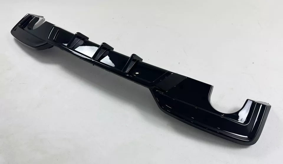 FOR BMW F06 F12 F13 M-SPORT REAR BUMPER DIFFUSER LIP SPOILER GLOSS BLK 2012-2018