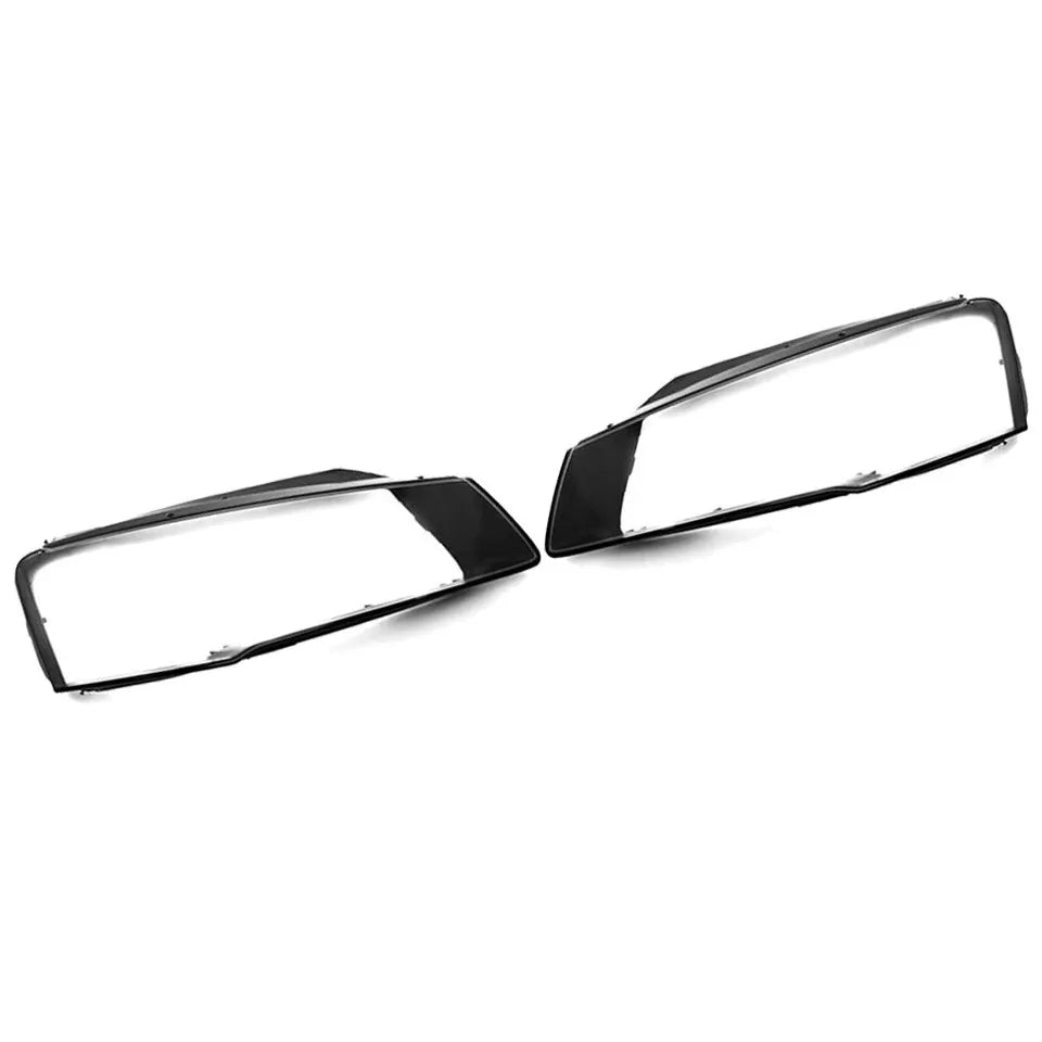 FOR AUDI A8 D4 LEFT RIGHT SIDE PAIR FRONT HEADLIGHT HEADLAMP LENS COVER 14-17