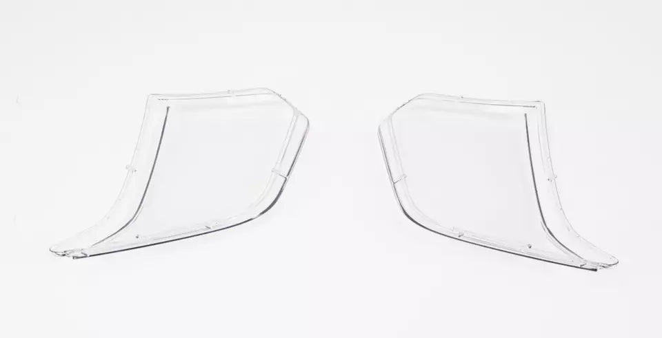 FOR FORD TRANSIT MK7 FACELIFT PAIR LEFT RIGHT CLEAR HEADLIGHT LENS LAMP COVER