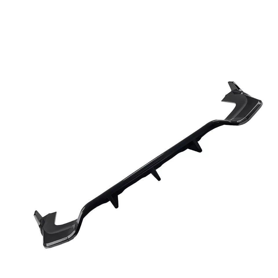 REAR BUMPER DIFFUSER FOR MERCEDES BENZ GLC COUPE C254 AMG LINE GLOSS BLACK 2023+