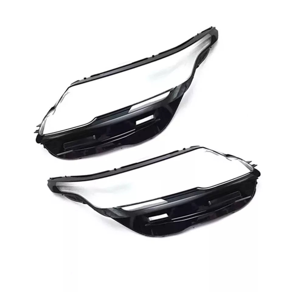HEAD LIGHT LENS COVER LAMP LEFT RIGHT SIDE PAIR FOR RANGE ROVER VELAR L560 2017+