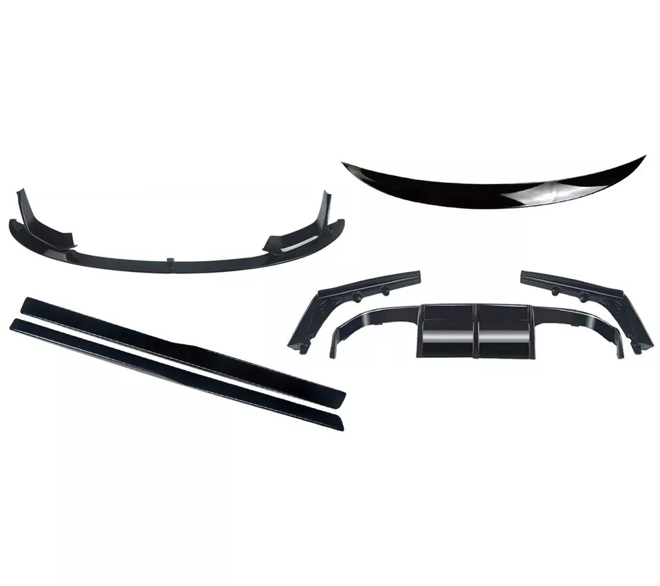 FOR BMW 3 SERIES F80 M3 BODYKIT BODY KIT SPLITTER FRONT LIP REAR DIFFUSER GLOSS