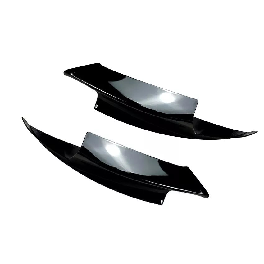 FOR BMW 3 SERIES E90 E91 E92 E93 M3 FRONT SPLITTER SPOILER LIP GLOSS BLACK 07-13