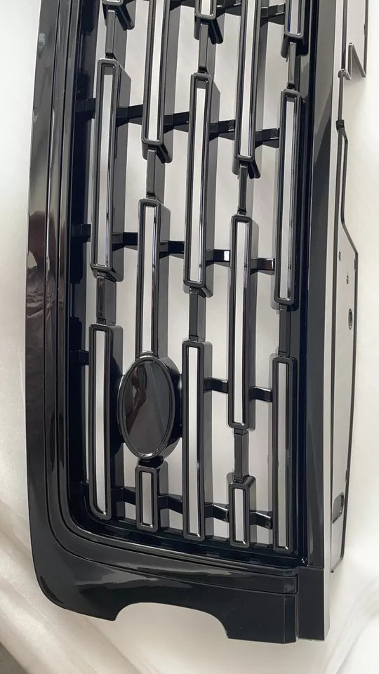 FOR RANGE ROVER L405 VOGUE 18-21 UPGARADE TO 2023 GLOSS BLACK FRONT GRILL GRILLE