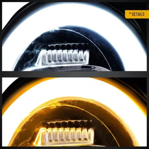 FULL LED HEADLIGHTS LAMP FOR BMW MINI COOPER 2007-2013 R55 R56 R57 R58 R59 LH+RH