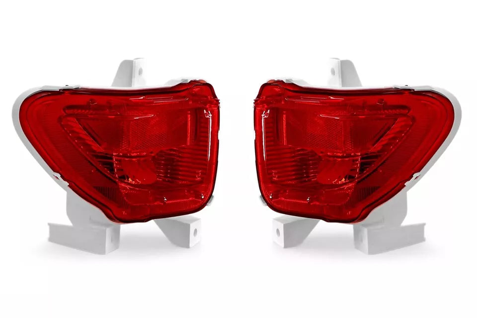 Fits Toyota Rav 4 Pair Rear Outer Lights Reflector Bumper Fog Lamp 2005-2013