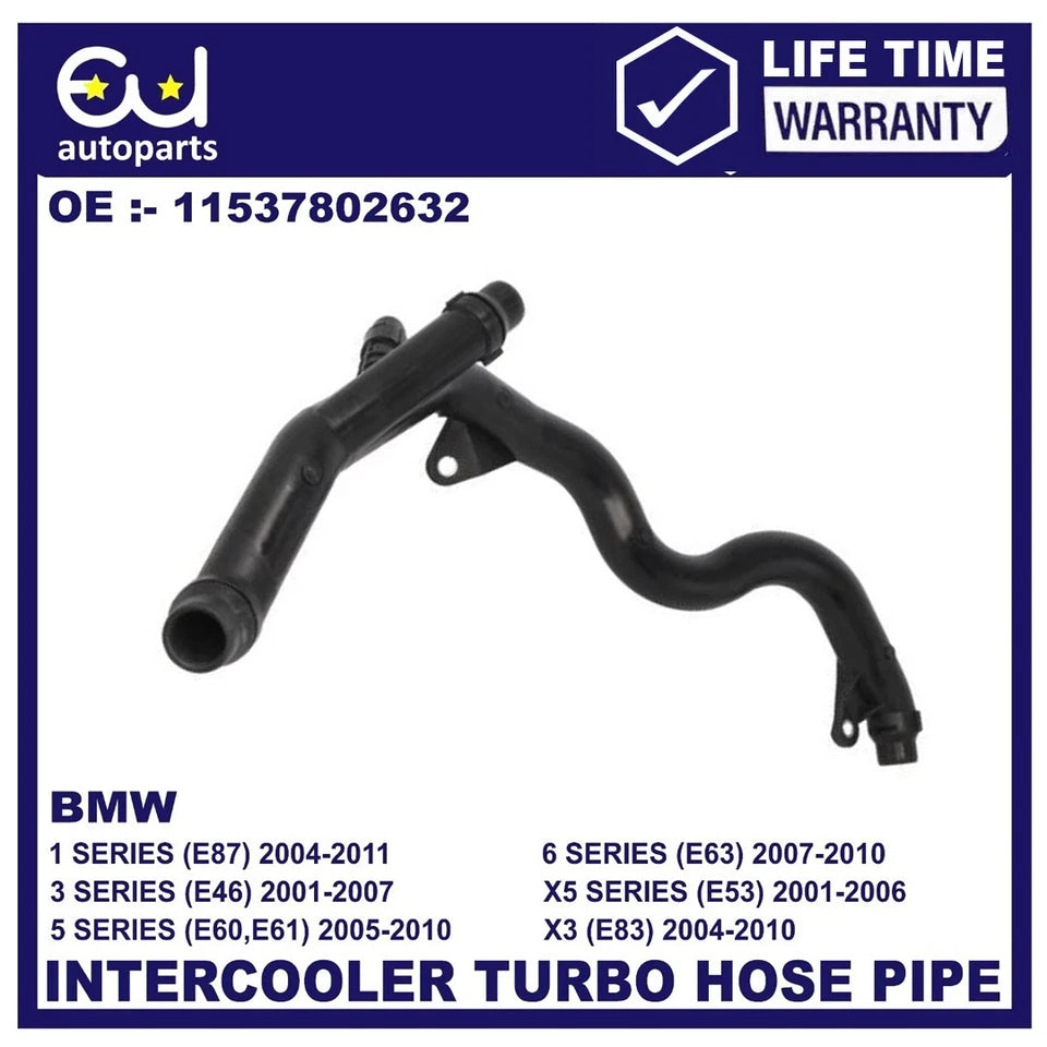 INTERCOOLER TURBO HOSE PIPE FOR BMW 1 3 5 SERIES E87 E46 E90 E91 E60 E61 X3 E83