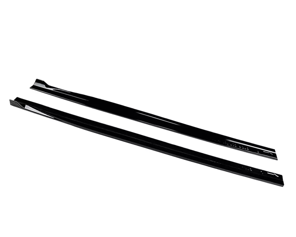 FOR MERCEDES A CLASS W177 CLA C118 SIDE SKIRT AMG LINE EXTENSION BLADE GLOSS 18+