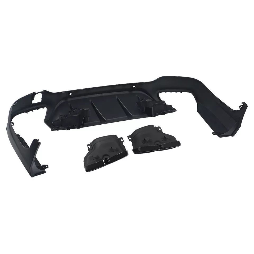 FOR MERCEDES GLC CLASS X253 GLC63 AMG STYLE REAR DIFFUSER & TAIL PIPES 16-19