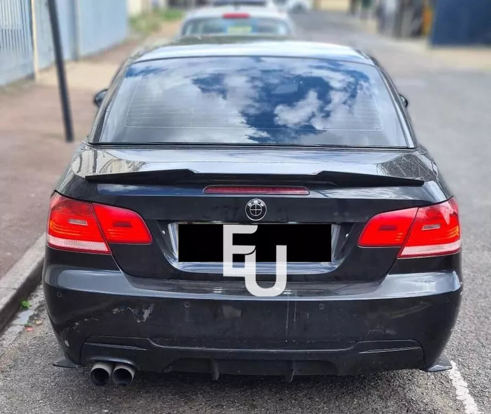 BMW 3 Series E93 M3 Convertible M4 Style Gloss Black Rear Boot Spoiler 2006–2013
