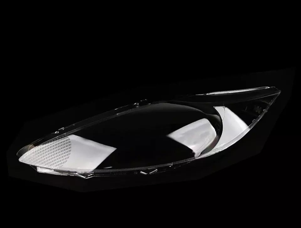 FOR FORD FIESTA MK6 2009-11 FRONT HEADLIGHT LAMP LENS COVER LEFT PASSENGER SIDE