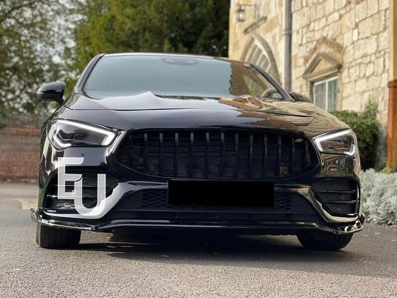 FOR MERCEDES CLA CLASS W118 C118 CLA45S AMG FRONT SPLITTER SPOILER LIP GLOSS 19+