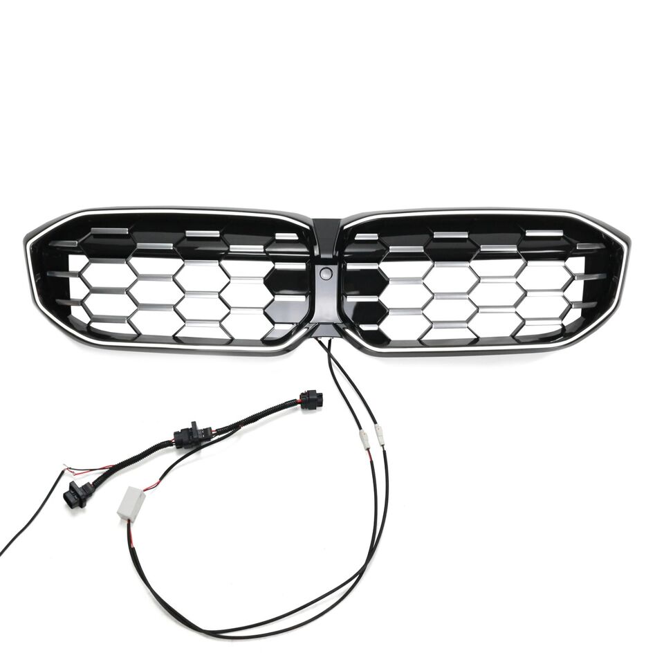 FOR BMW G20 G21 3 SERIES KIDNEY LED GRILL GRILLE BLACK DIAMOND STYLE SPORT 2022+