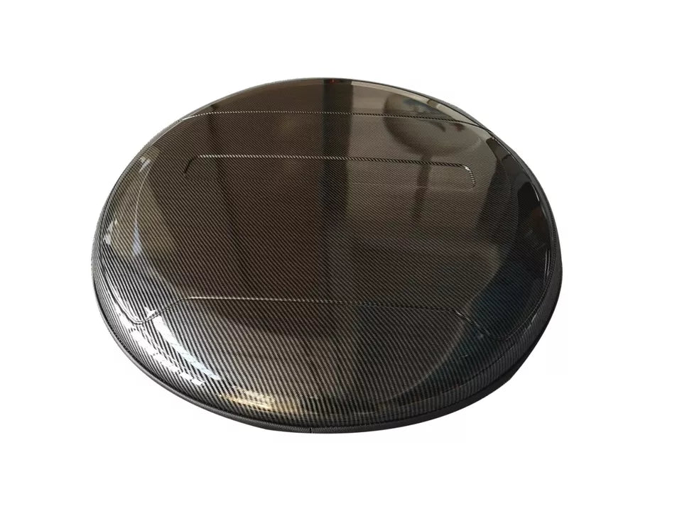 CARBON LOOK SPARE WHEEL COVER FOR LAND ROVER DEFENDER 90 110 L663 OE STYLE 2020+