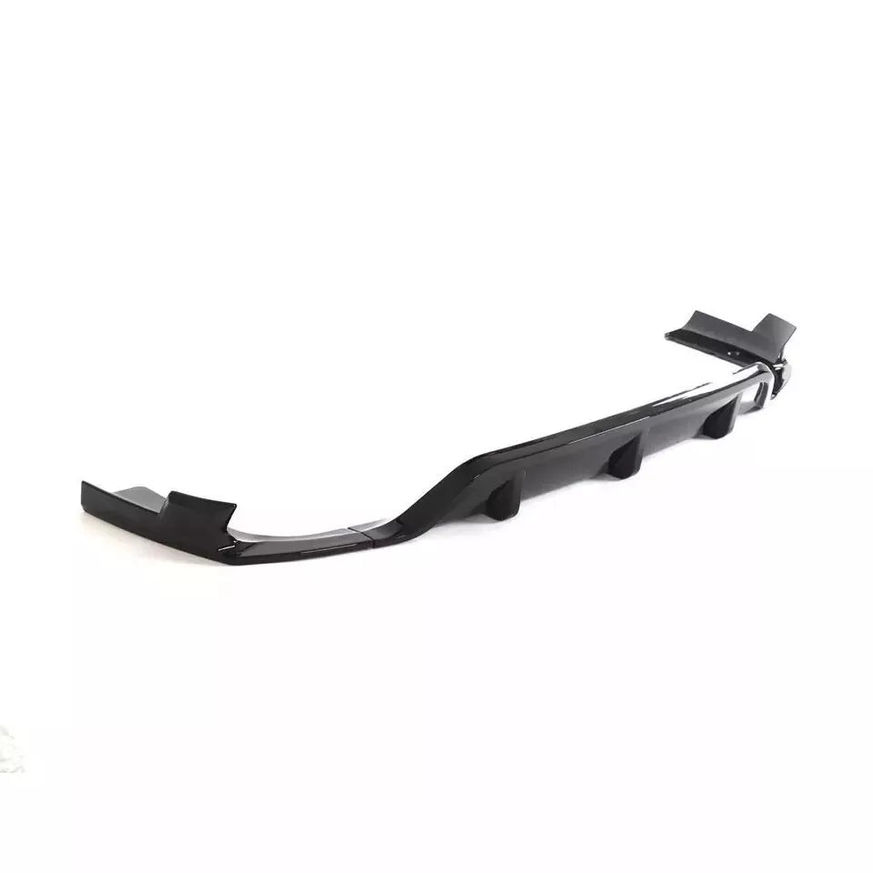 FOR BMW X6 G06 2019-2023 GLOSS BLACK REAR BUMPER DIFFUSER LIP SPLITTERS BODY KIT