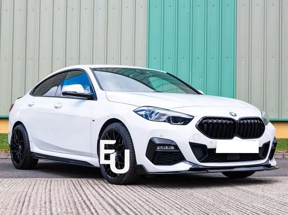 FOR BMW 2 SERIES F44 SIDE SKIRT EXTENSIONS LIP BLADE MP STYLE GLOSS BLACK 2020+