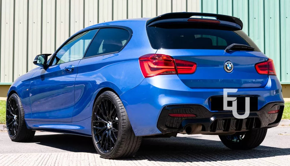 FOR BMW 1 SERIES F20 F21 2011-2019 REAR ROOF SPOILER LIP WING STYLE GLOSS BLACK