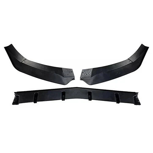 FOR MERCEDES E CLASS COUPE W207 C207 AMG LINE FRONT LIP SPLITTER GLOSS BLK 13-16