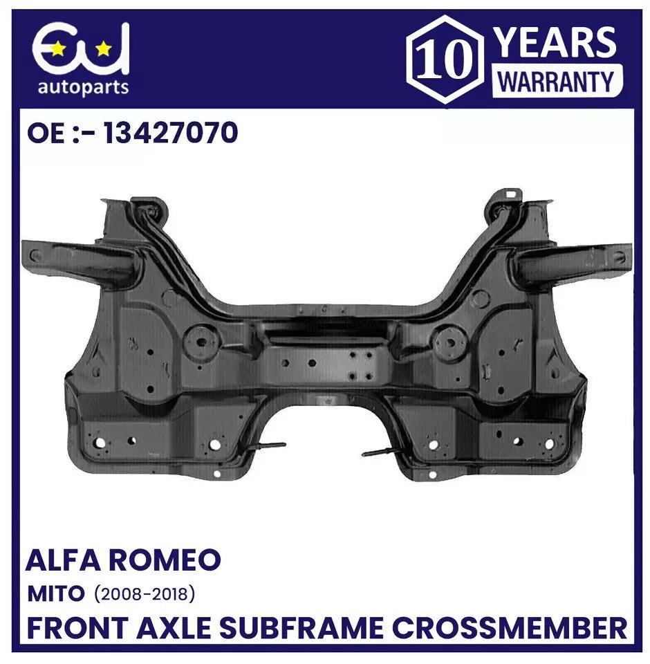 FRONT SUBFRAME CROSSMEMBER ENGINE CARRIER FOR ALFA ROMEO MITO 08-18 WITH BOLTS
