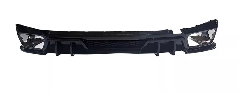 FOR BMW X5 G05 M SPORT GLOSS BLACK COMPETITIVE STYLE REAR BUMPER DIFFUSER