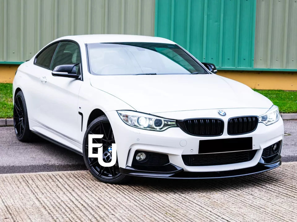 FOR BMW 4 SERIES F32 F33 F36 M SPORT FRONT BUMPER SPLITTER LIP GLOSS BLACK 13-20