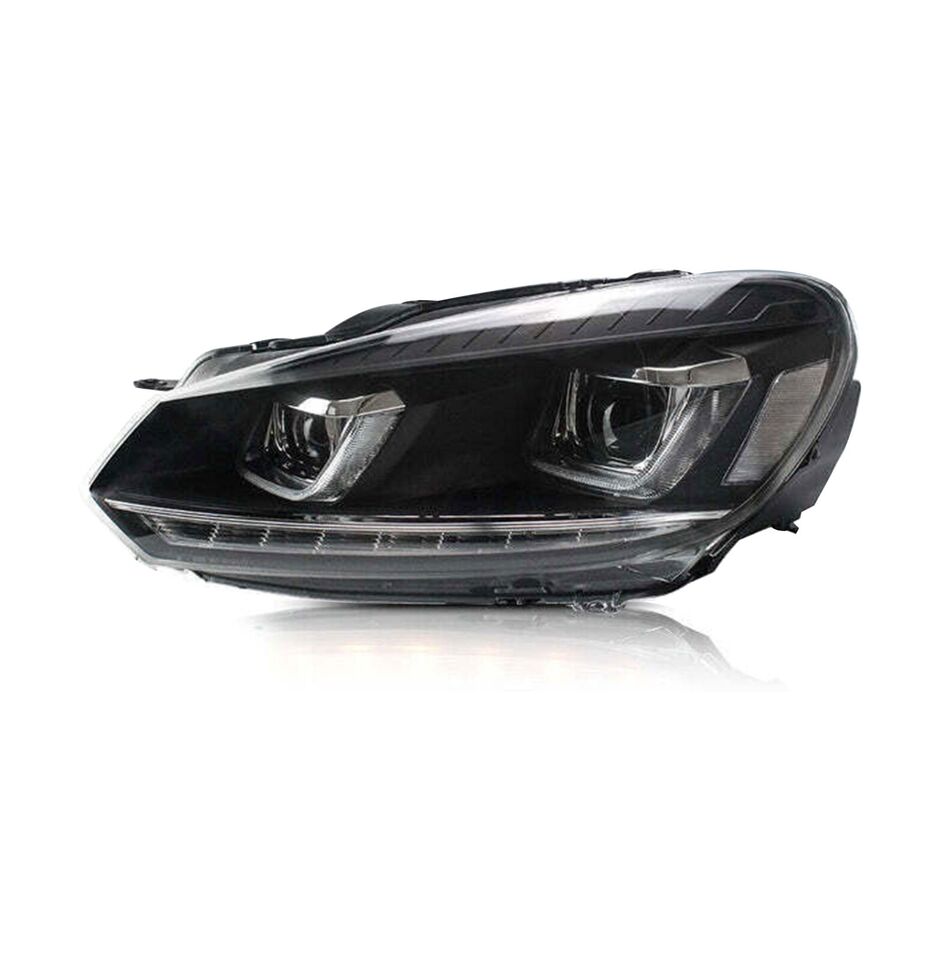 DYNAMIC SEQUENTIAL LED PROJECTOR HEADLIGHTS LAMP FOR VW GOLF 6 MK6 2008-2013