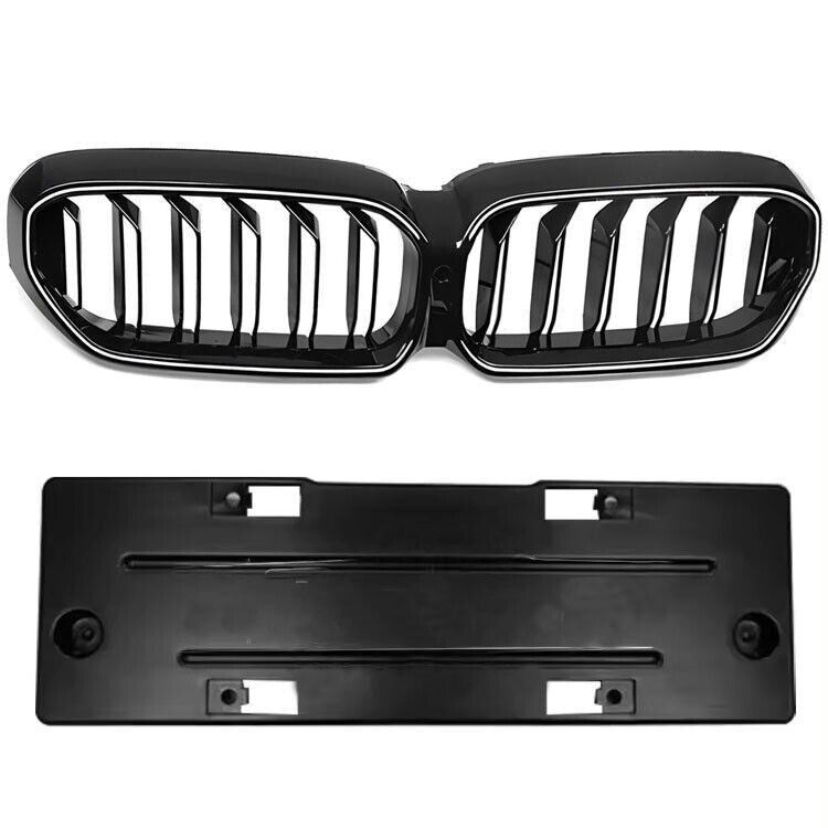 FOR BMW 5 SERIES G30 G31 FACELIFT SPORT KIDNEY LED GRILLE GRILL & LICENCE PLATE