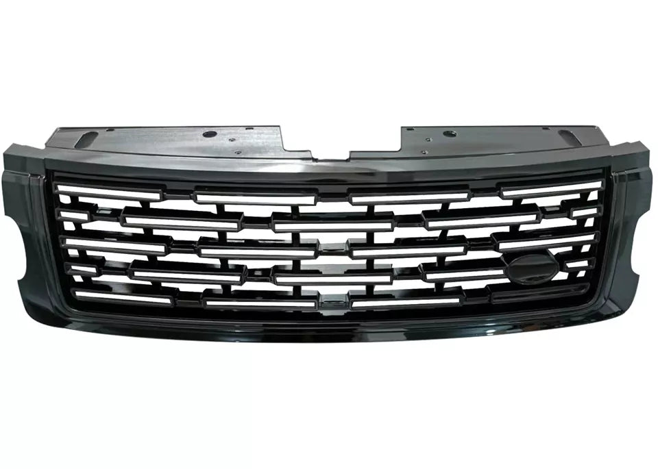 FOR RANGE ROVER L405 VOGUE 13-17 GLOSS BLACK FACELIFT 2023 LOOK FRONT GRILLE
