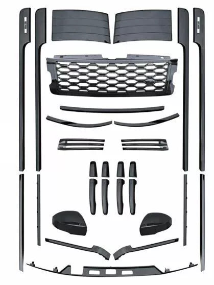 RANGE ROVER VOGUE L405 18-21 BLACK EDITION BLACK PACK KIT TRIMS GRILLE LWB MODEL
