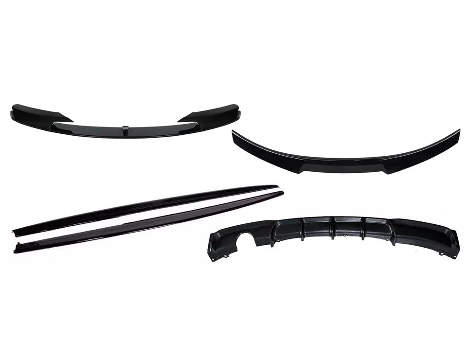 BODYKIT BODY KIT FOR BMW 3 SERIES F30 MP STYLE FRONT LIP SPLITTER REAR DIFFUSER