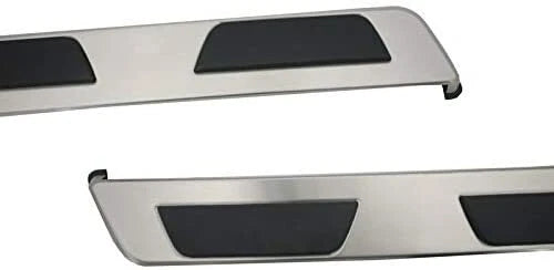 FOR AUDI Q7 2015-2023 4M 4MB SIDE STEPS RUNNING BOARDS GUARD BRUSHED STEEL NEW