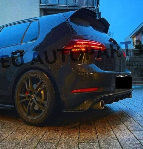 FOR VW GOLF MK7 MK7.5 R GTD GTI OETTINGER STYLE REAR ROOF BOOT SPOILER 13-21