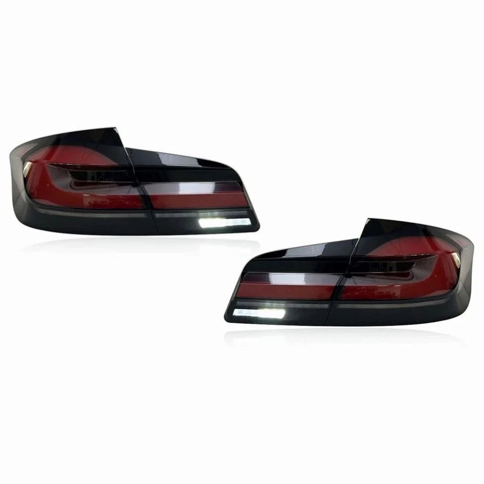 F10 F18 SEQUENTIAL REAR TAIL LAMP LED G30 STYLE LIGHT FOR BMW 5 SERIES 2011-17