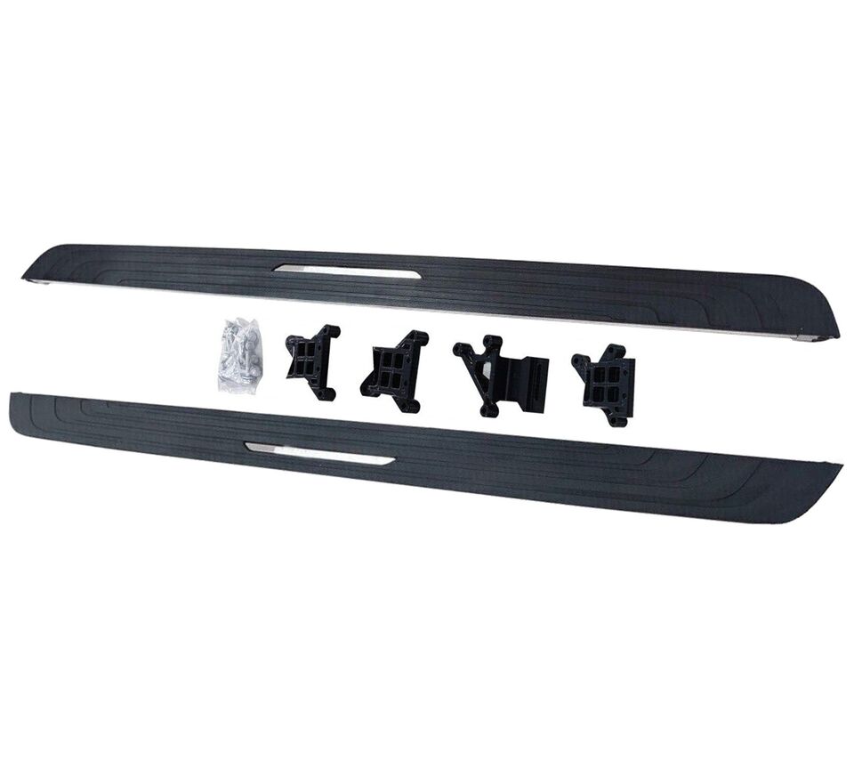 BLACK RUNNING BOARD SIDE STEPS FOOT RAILS FOR RANGE ROVER SPORT L461 2022+