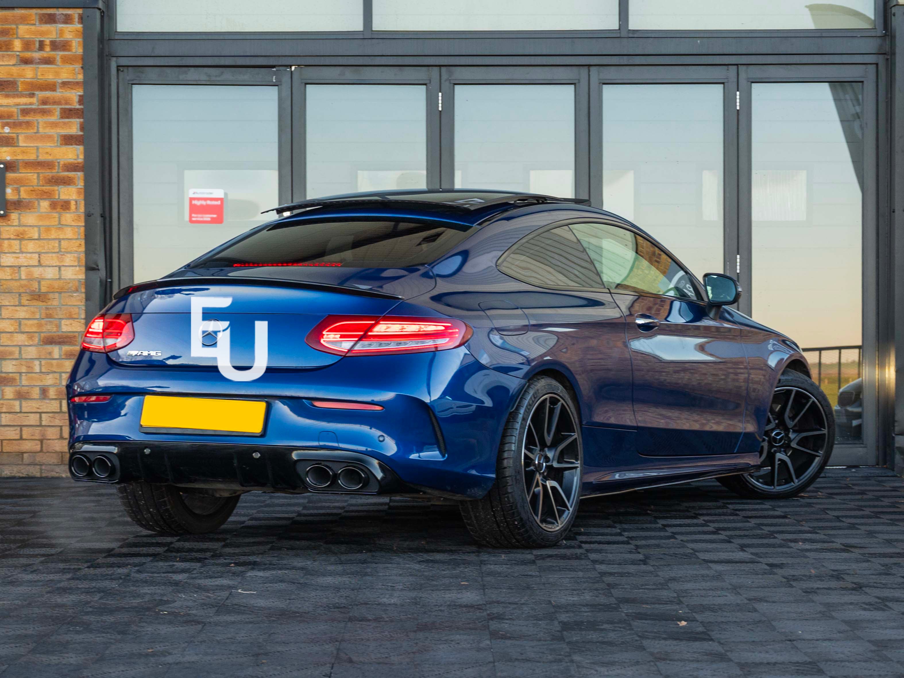 FOR MERCEDES C CLASS W205 C205 A205 W204 C204 SIDE SKIRT EXTENTION GLOSS 2015+