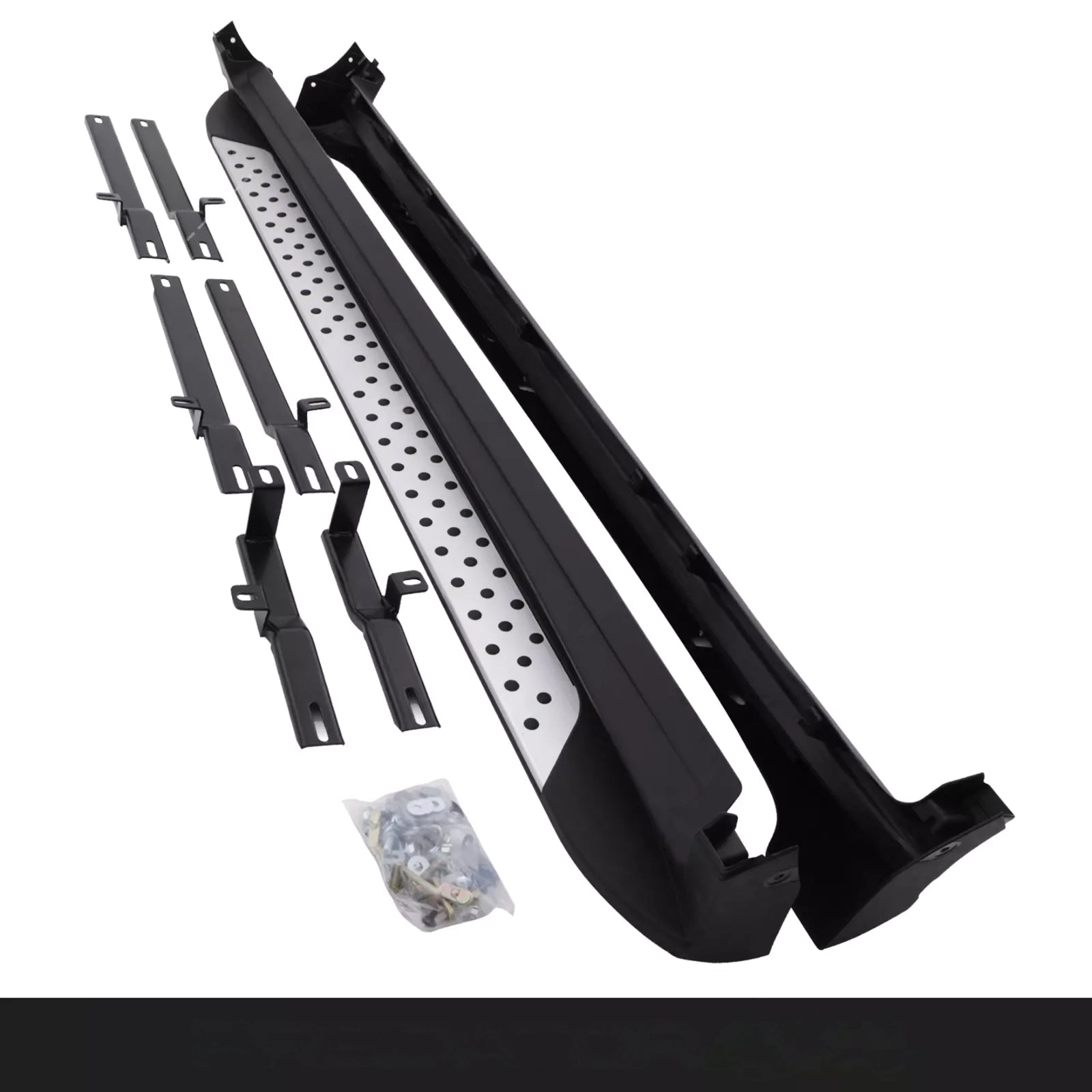 ALUMINIUM RUNNING BOARDS SIDE STEPS RAILS PAIR FOR NISSAN X TRAIL T32 2014-2020